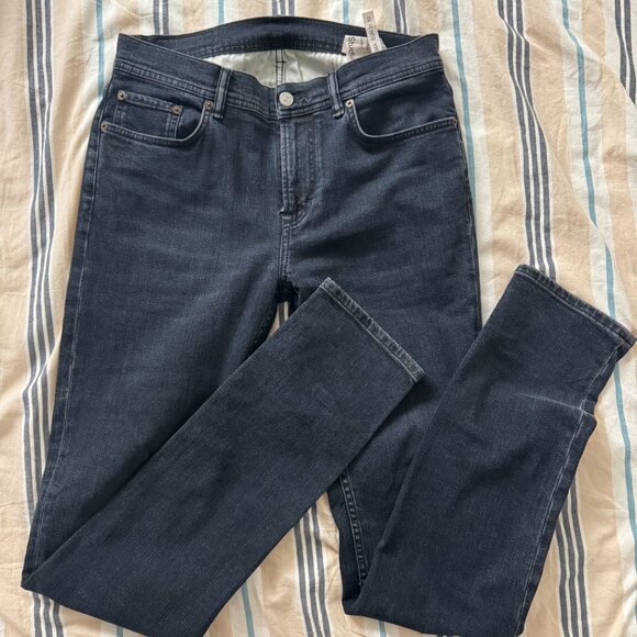 Acne Studios Blue Black North Jeans Denim Men's 31 x 32 - Picture 3 of 5